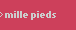 mille pieds